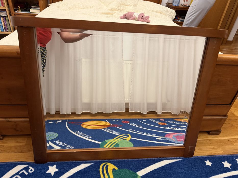 Oglinda vintage lemn 100x80