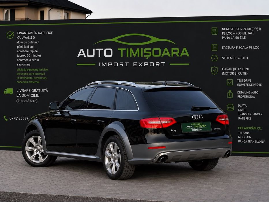 Audi A4 Allroad S-Line 2.0 TFSI 225 CP 2015 Euro 6 Automata 4x4 Finantare Livrare