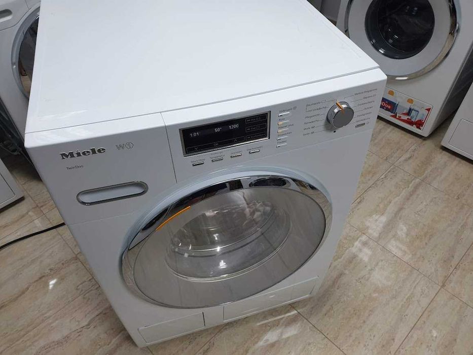 Miele W1 - TwinDos - Подсветка - Пералня Миеле 12м Гаранция