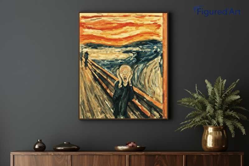 Figured'Art Живопис по номера за възрастни – Викът