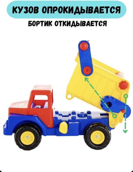 Продается большой детский автомобиль-самосвал