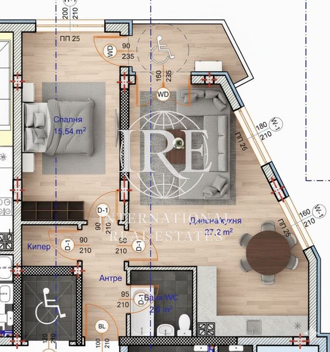 Продава се Двустаен апартамент в Варна, Погреби - 79 кв.м за 1627 €/кв.м - Снимка #1
