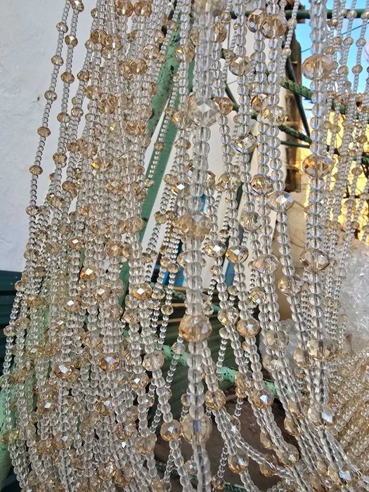 Дизайнеская хрустальная люстра, высота 240 см. ИСПАНИЯ.