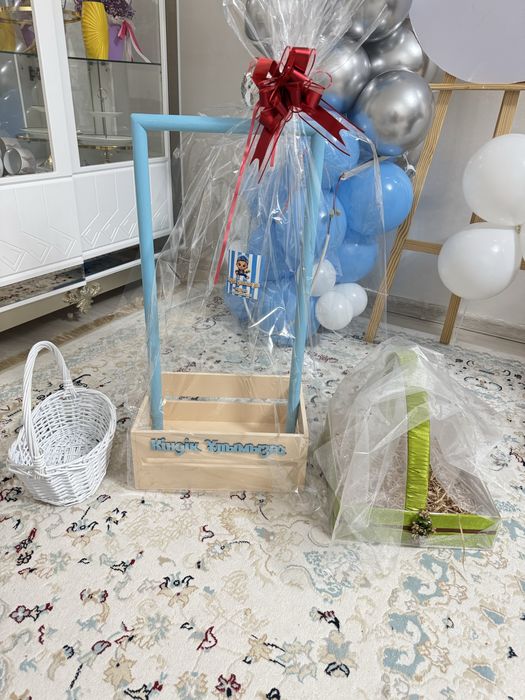 Вешелка кіндік ұлыма, корзины