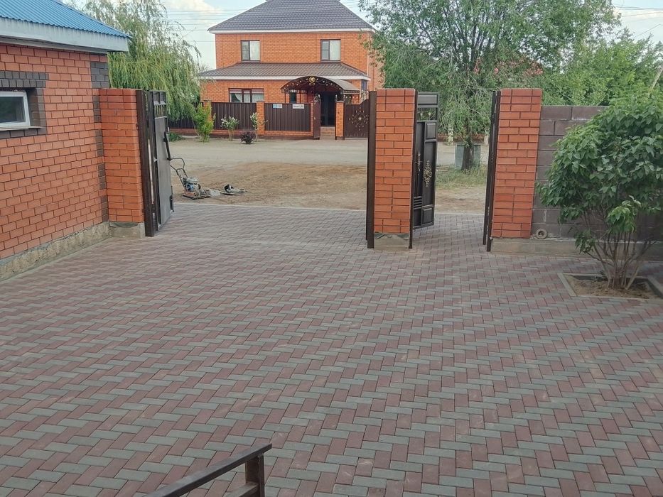 Укладка брусчатка