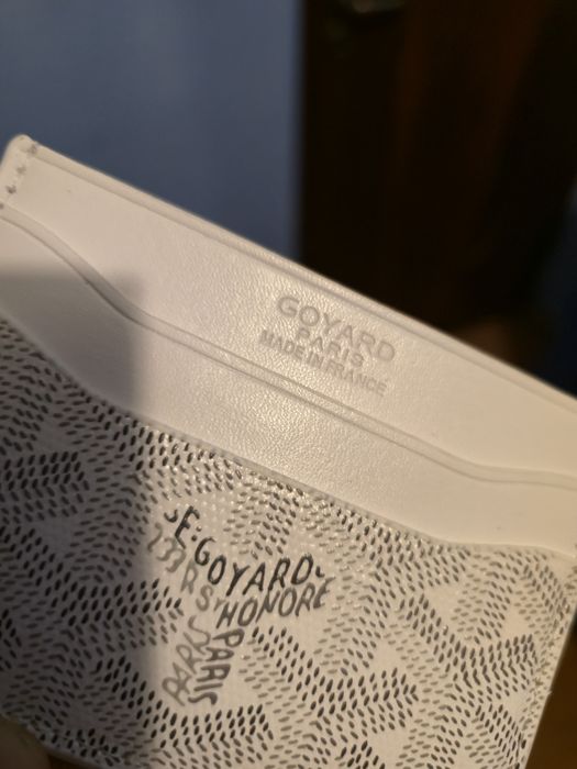 Cardholder Goyard Alb