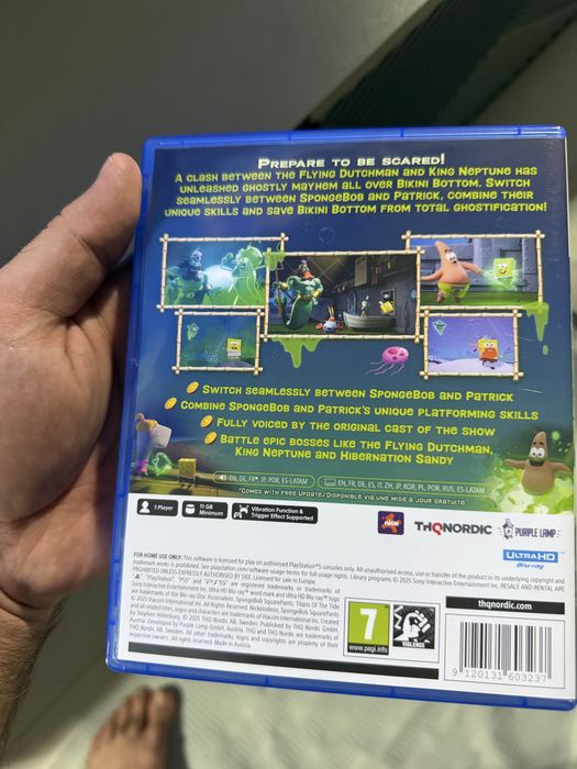 Игра на ps5 спанч боб губка боб spongebob