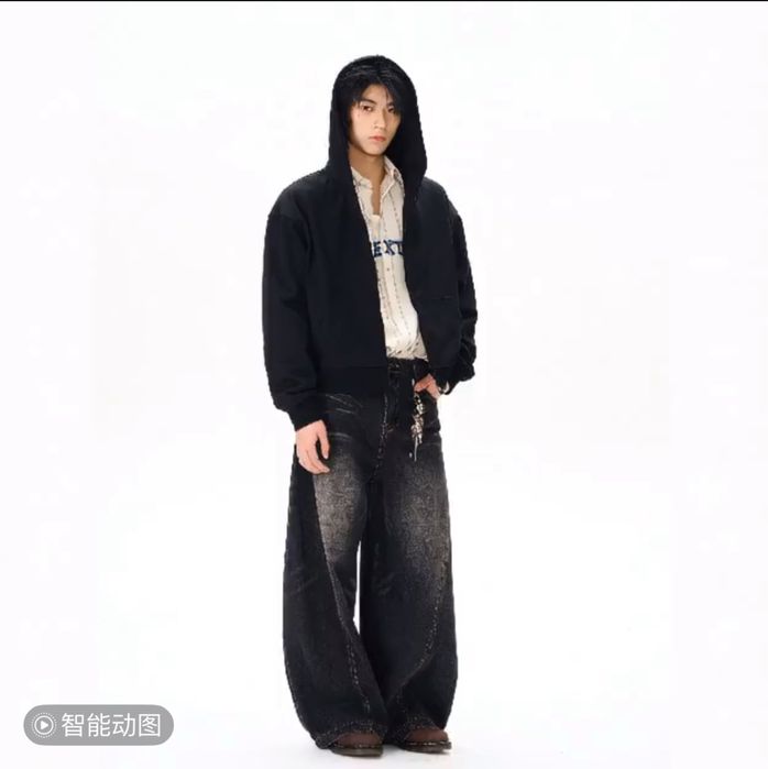 Джинсы baggy унисекс