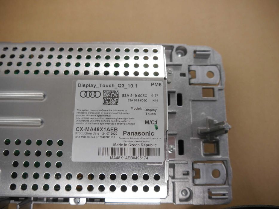 Display Touch Audi Q3 de 10.1 inch , cod  83A 919 605C ,83A919605C