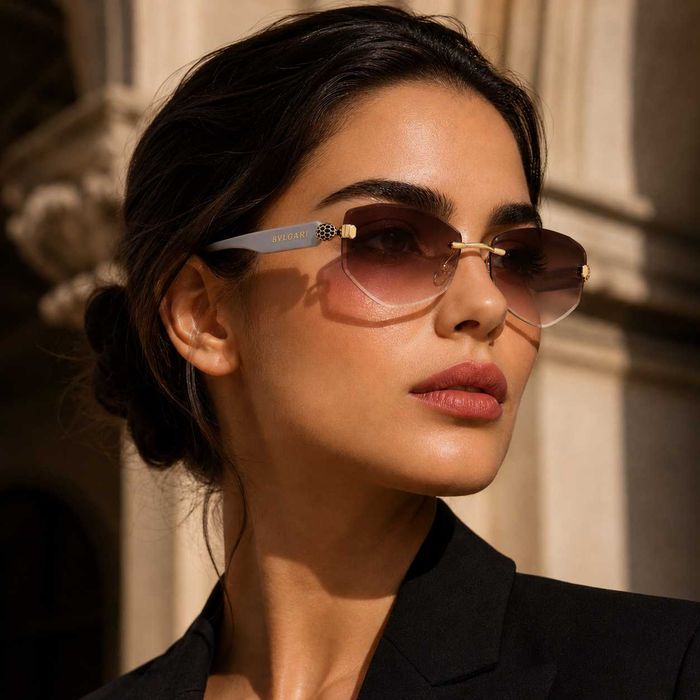 Bvlgari Snake 2027 Дамски слънчеви очила с Луксозна Змийска глава
