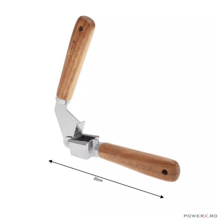 Set 5 ustensile pentru bucatarie, inox si lemn, Kassel