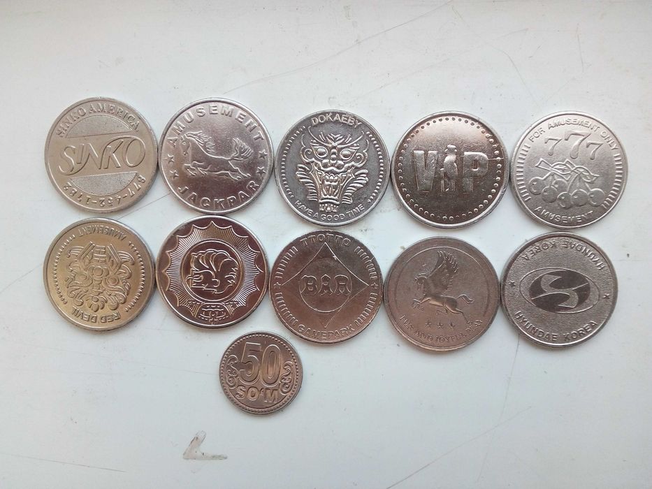 внимание-Жетоны с казино