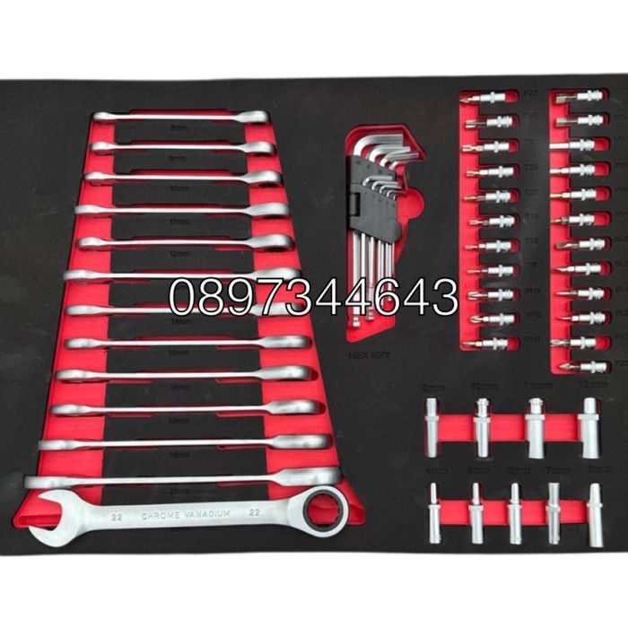 Шкаф с инструменти с 6 чекмеджета – 4 пълни Hawek