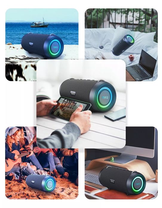 Boxă portabila 60w Super Bass IPX8 Waterproof 30ore functionare