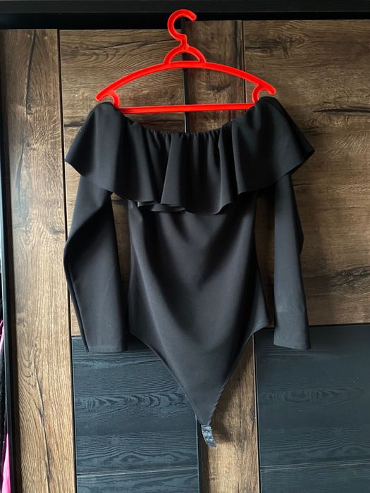 Черно боди с дантела 20 лв