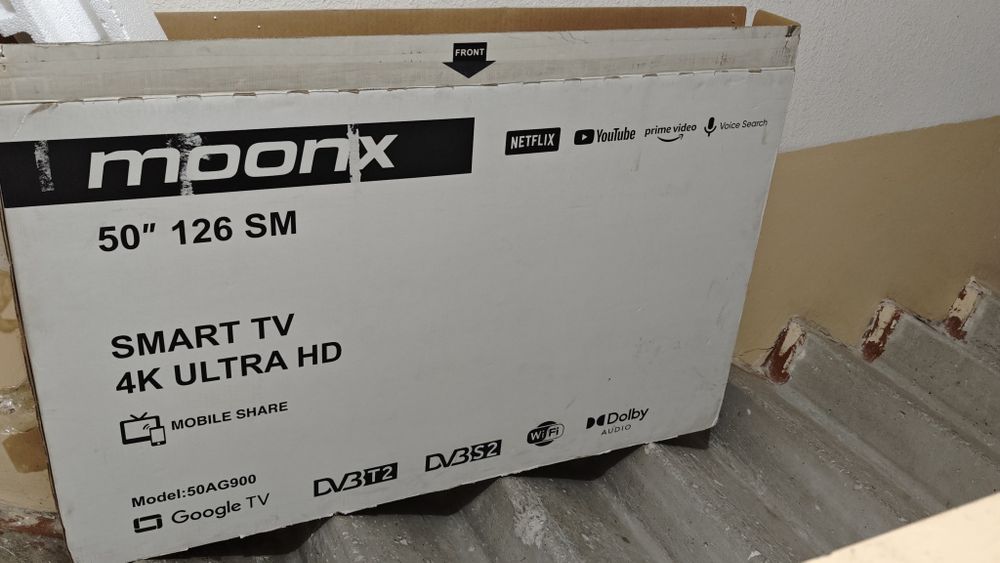 Smart Tv moonx 50tali 4K Ultra HD