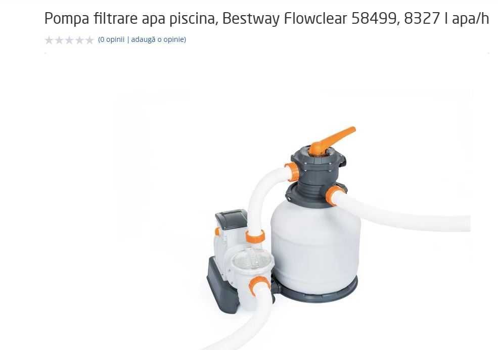 Piscina si pompa Bestway