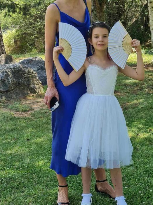 Шаферска Рокля за шаферка момиче 8 години