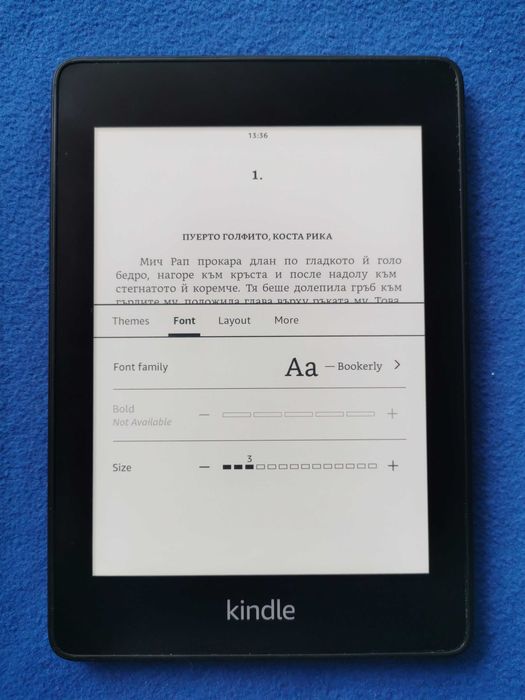 Kindle Paperwhite 10 Gen. PQ94WIF WiFi, Bluetooth, 6in, с подсветка