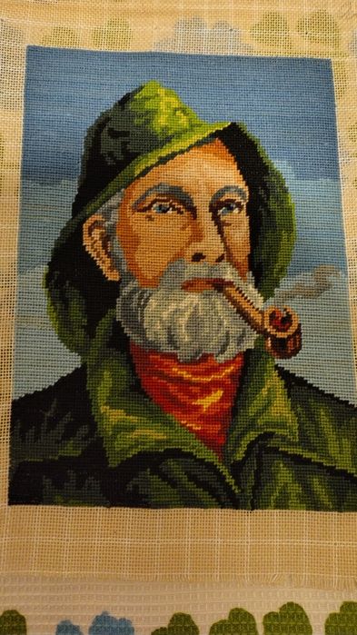 Goblene cusute față verso