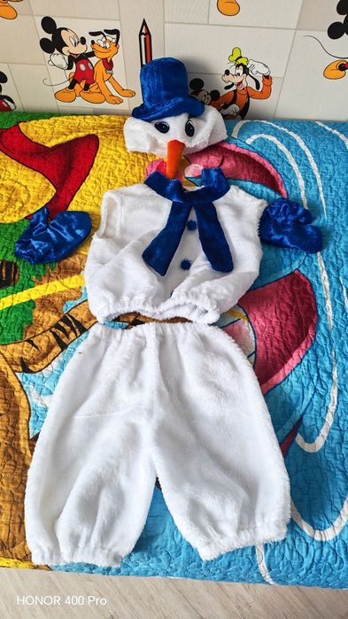 Костюм снеговика детский