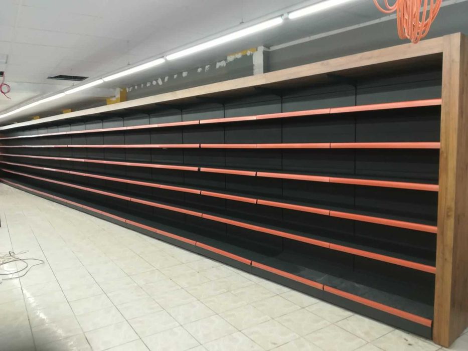 НОВИ Стелажи,рафтове за магазин.Метални-RAL 7016