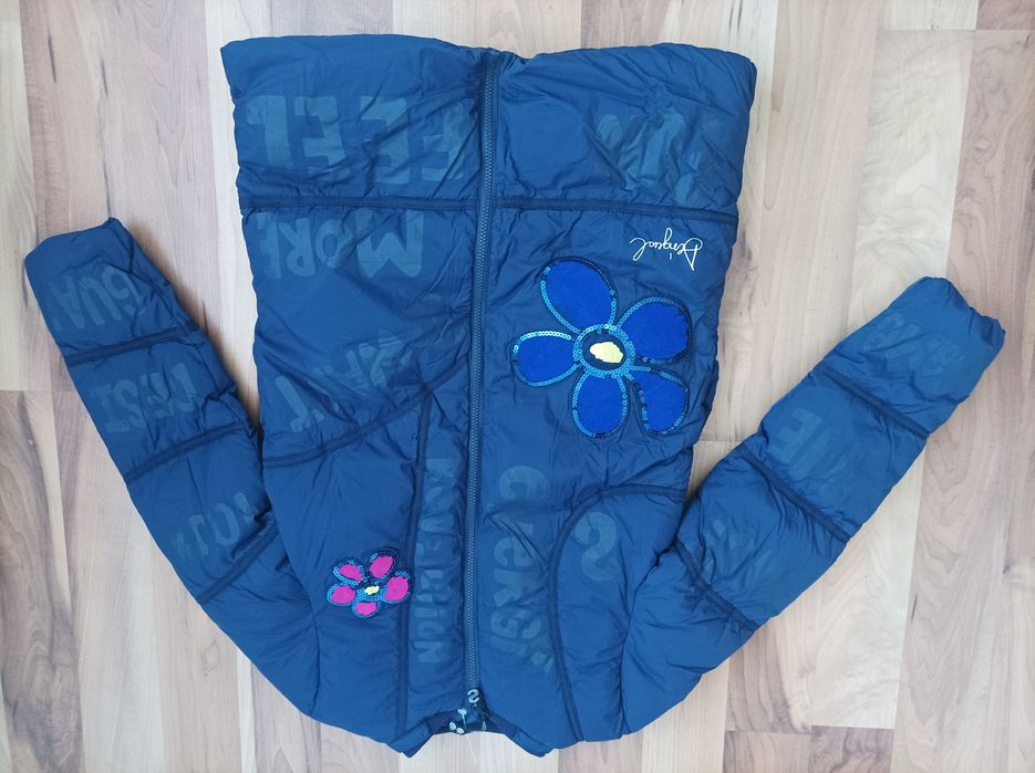 Desigual 12-14г.158-164см яке с пух и пера