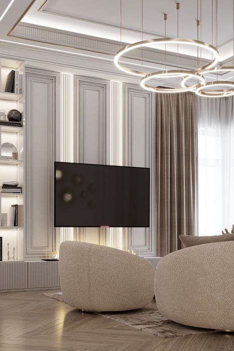 дизайнер интерьер неоклассика