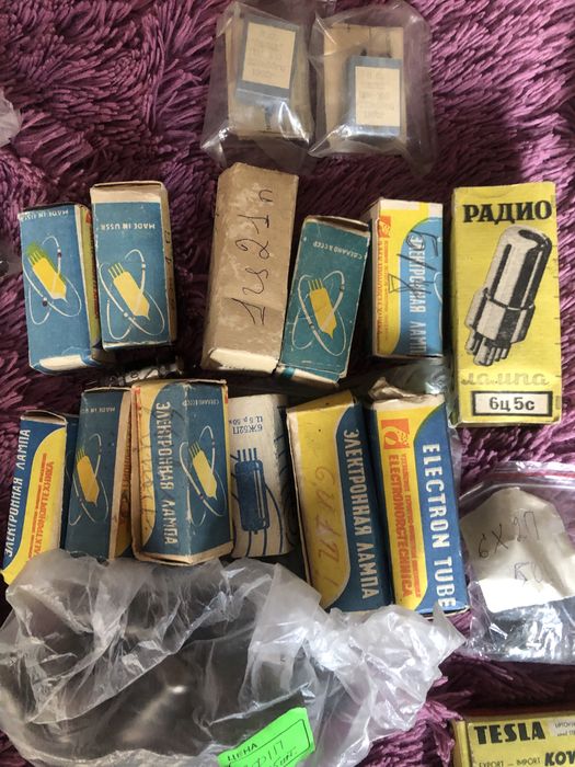 Радиолампы СССР разные, цены договорные