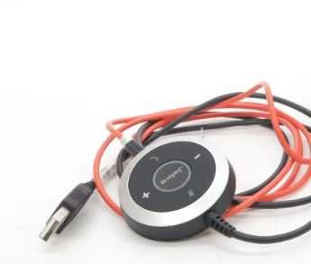 Casti cu microfon Jabra Evolve 40 Mono Microsoft, USB-c, Black-Red