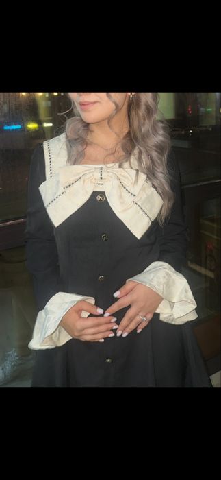 Платье черный размер М