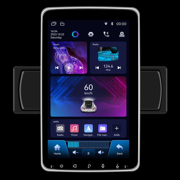 Navigatie 10 inch 1 DIN (4GB RAM)