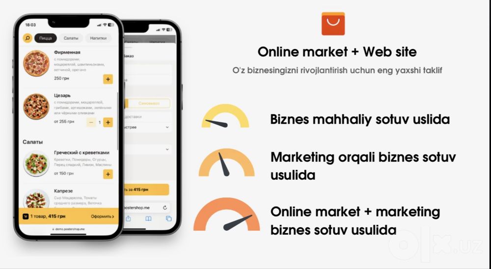 Online Magazin yaratish xizmati