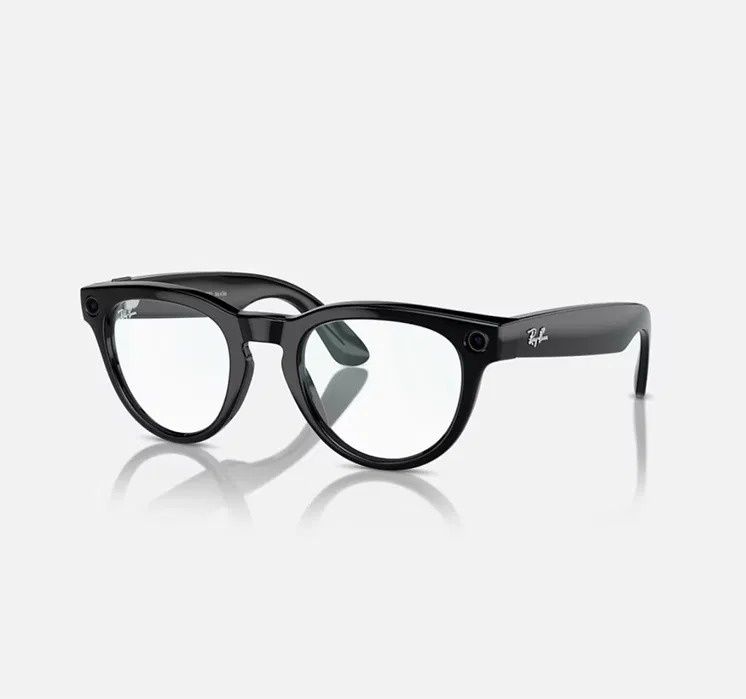 Мужские умные очки Ray-Ban Meta Headliner (Shiny Black) — черные глянц