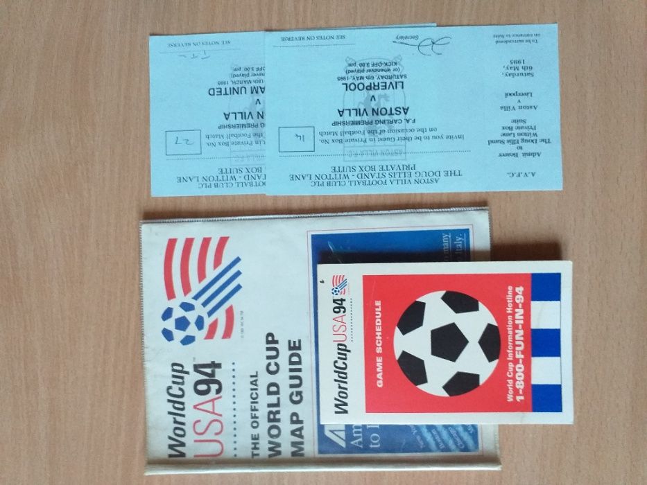 билет - Ливърпул- Астън Вила- 1995 г.