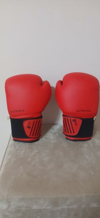 Mănuși box 8OZ roșu