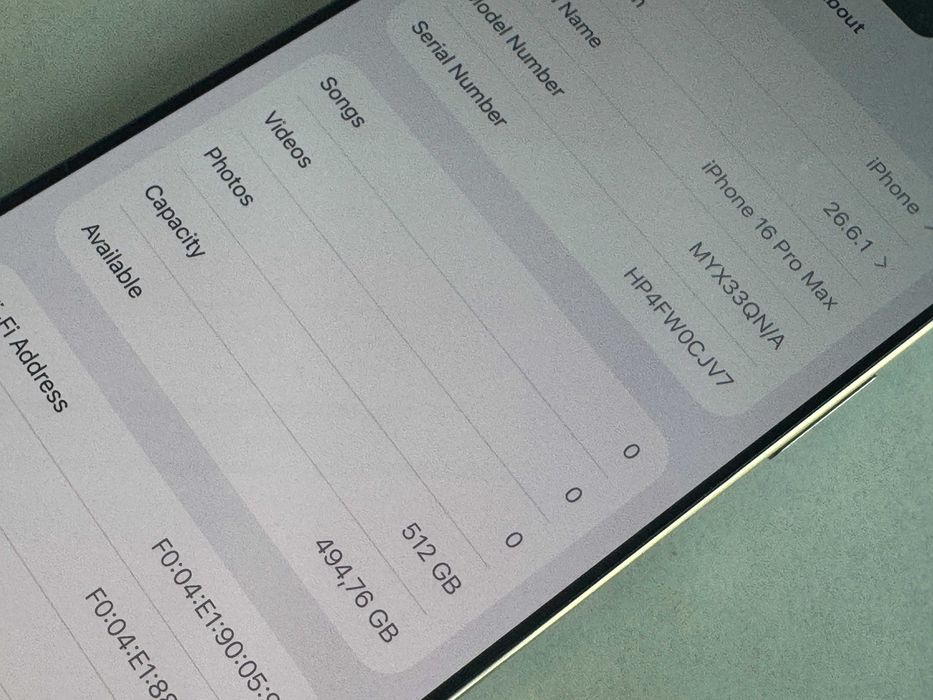 iPhone 16 Pro Max 512gb 93% батерия.Гаранция