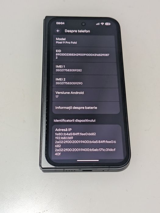 Google Pixel 9Pro Fold 256gb 16gb Ram