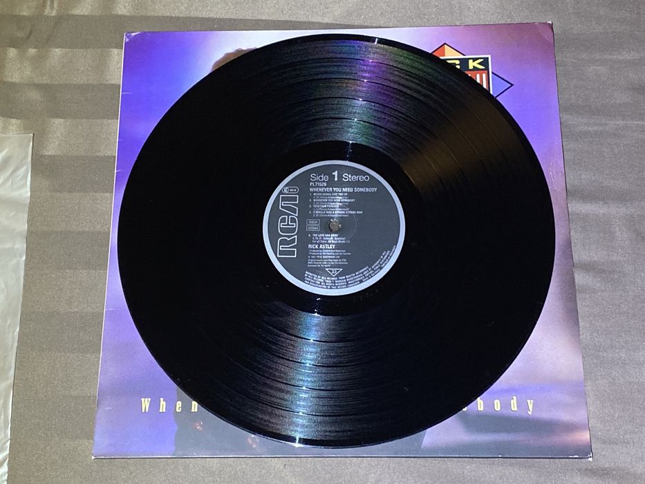 Vinil Rick Astley Whenever You Need Somebody (1987, Ediție Originală RCA) Near Mint