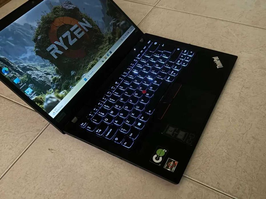 Lenovo ThinkPad P14S - Ryzen™  7 PRO 4750U / 16 GB RAM / 1ТВ SSD - Microsoft Office Pro Plus 2024 -  touch - сензорен екран