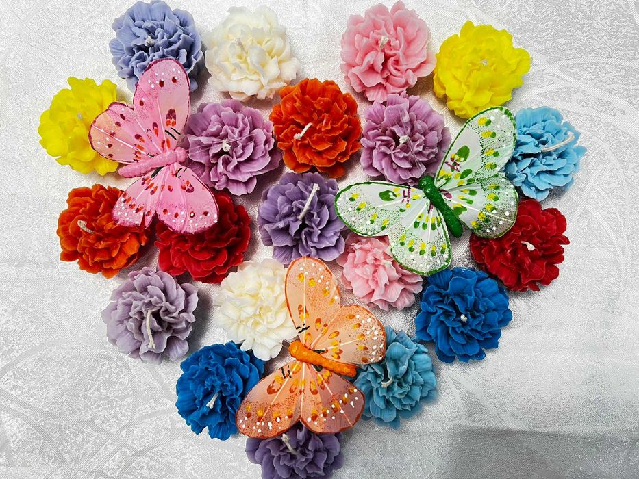 Подаръчета за гости и поводи - соеви свещи, гипсови фигурки