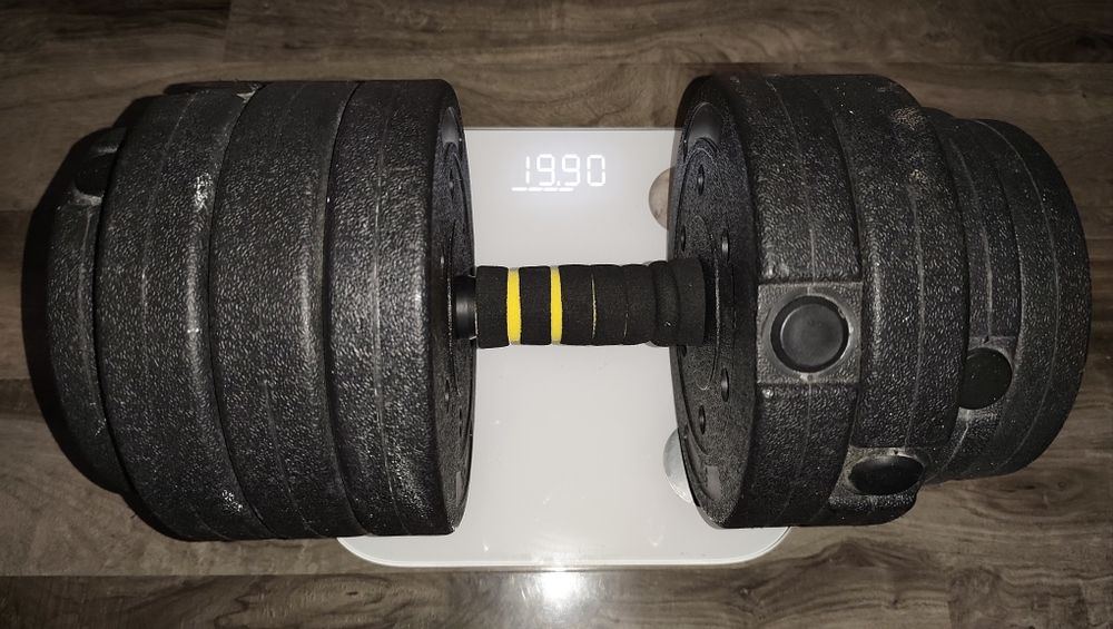 Set gantere 2x20kg