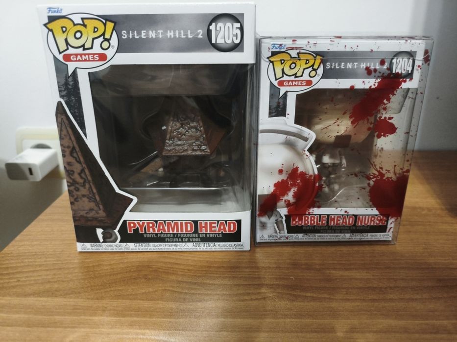 Silent hill Funko - Funko Pop! Silent Hill 2 Pyramid Head 1205, Bubble Head Nurse 1204