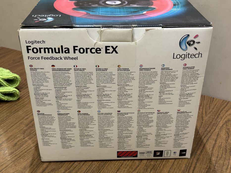 Logitech Formula Force EX – волан с педали, 2005 г.
