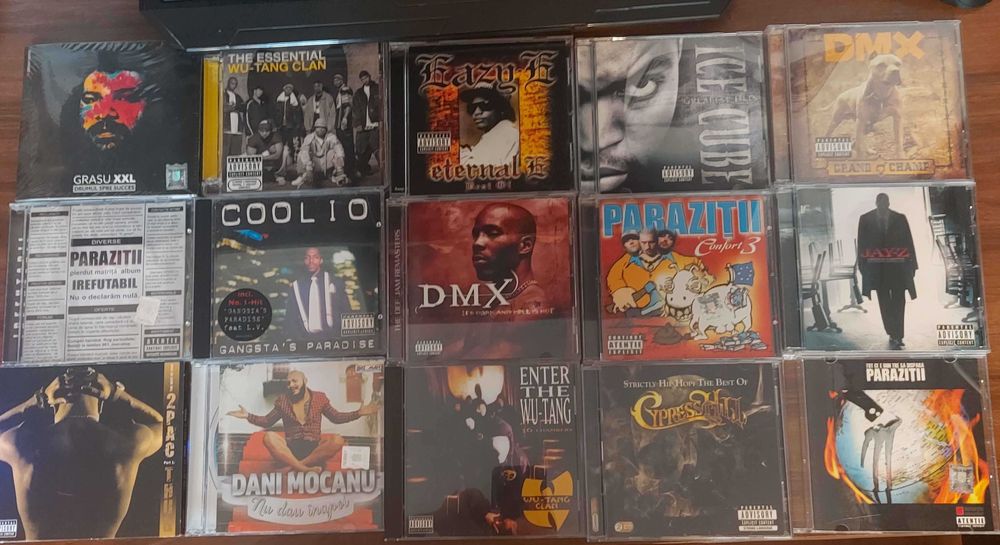 LOT albume cd hip hop/rap/trap/manele romanesti si straine originale
