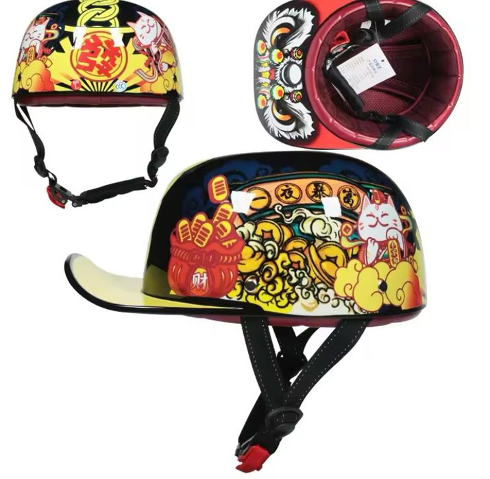 Casca braincap stil sapca moto scuter atv