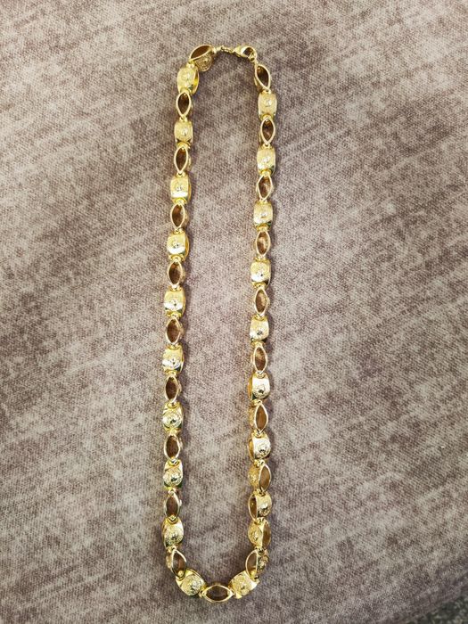 Lanț bărbătesc placat cu aur 18k