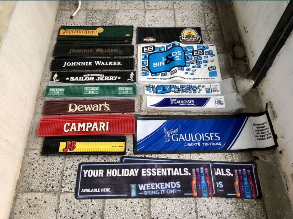 Bar mat(подложки/гуми за бар)