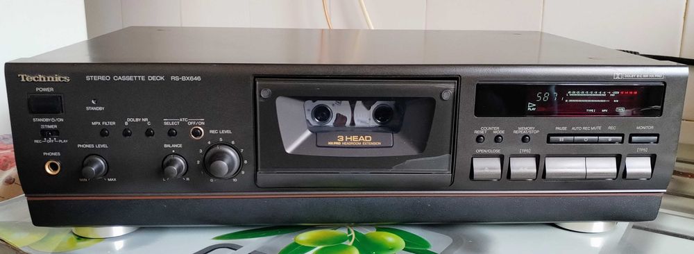 Deck 3 head Technics Rs-Bx 646 Japan impecabil