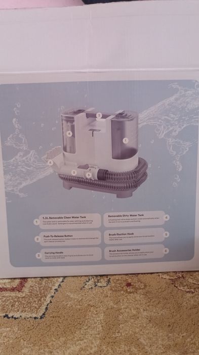 Моющие пылесос и масажор подушка